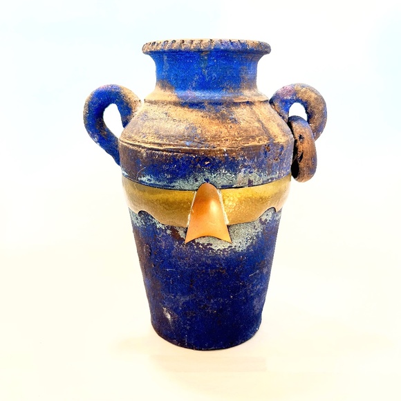 Designer clay pots, Vase, Jug for Flowers, Vintage vase, 3 piece - Picture 2 of 8